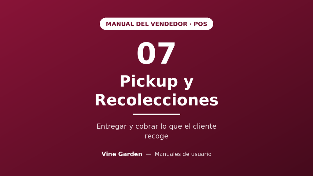 Pickup y Recolecciones · POS